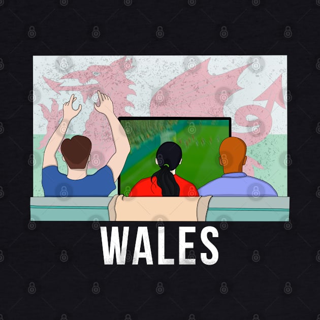 Wales Fans by DiegoCarvalho